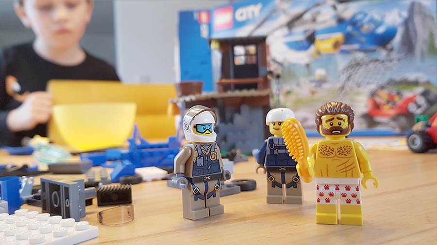 Das LEGO City Bergpolizei Bausets im Kinderzimmer-Test