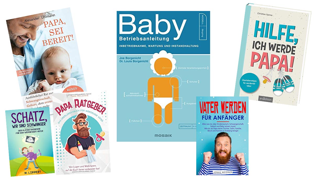 Die 5 beliebtesten Bücher für werdende Väter