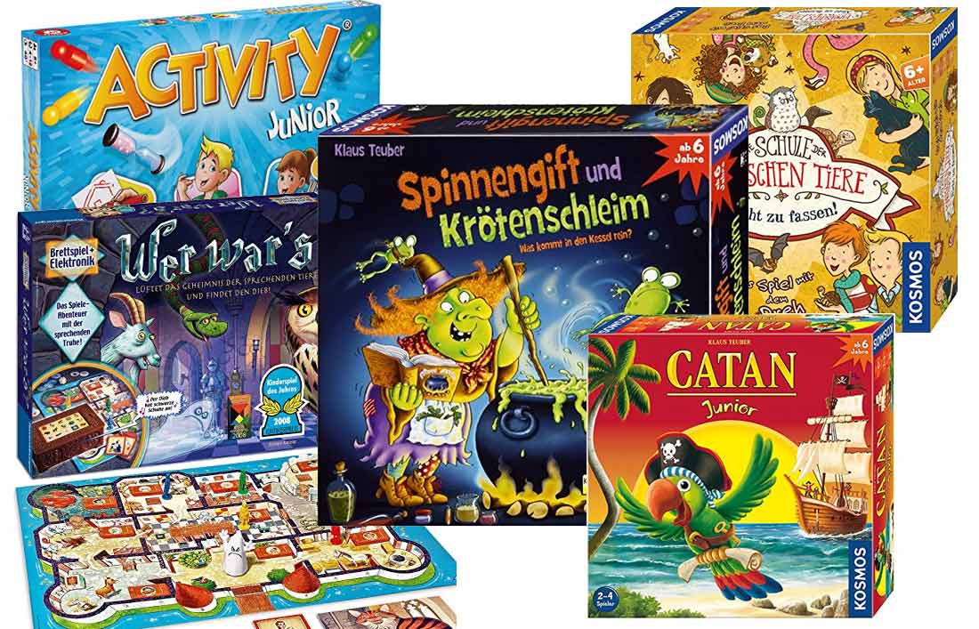 Die beliebtesten Spiele für Kinder ab 6 Jahre
